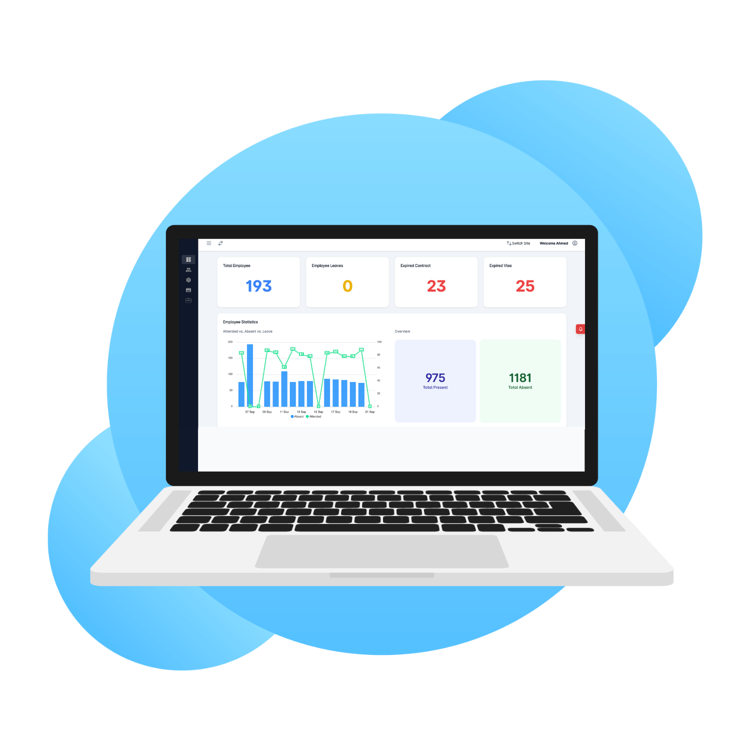Acumen HRMS Dashboard