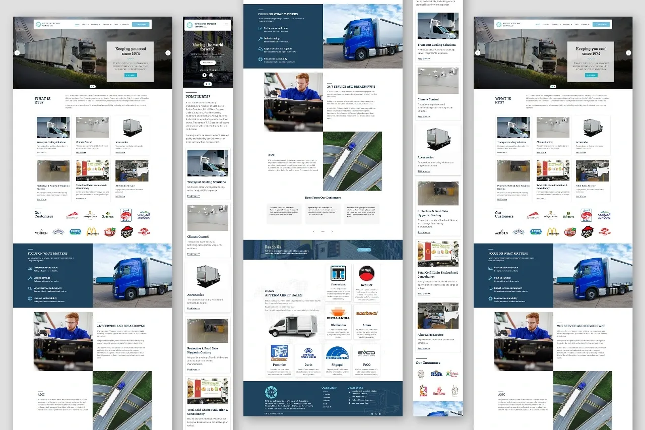 The RTS website on desktop and mobile