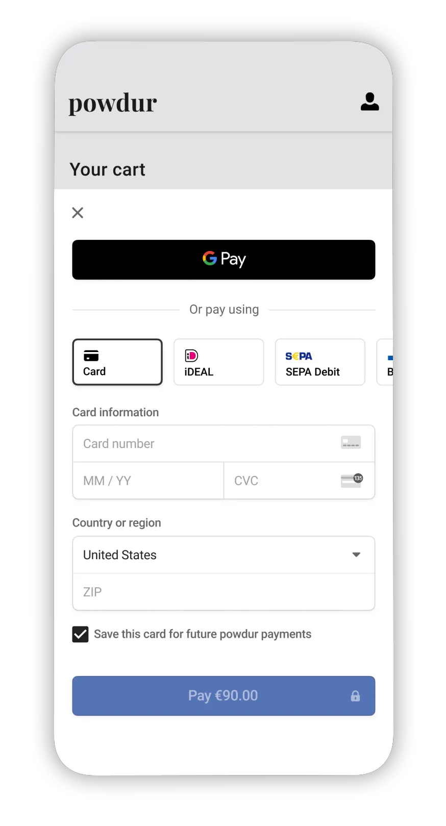 Stripe payment options